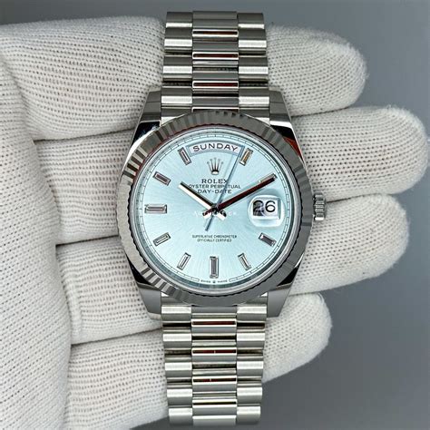 rolex day date baguette dial|rolex day date 40 228236.